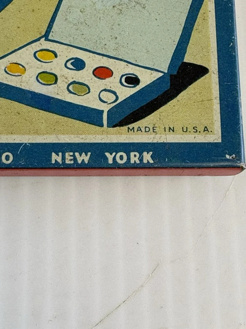 Popeye The Sailor Man Paint Set in Tin Litho Box  (circa 1933) Made in USA